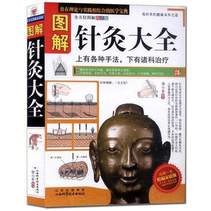 Graphical Acupuncture and Moxibustion Daquan Chinese Medicine books zhong yi zhen jiu Language in Chinese for adult